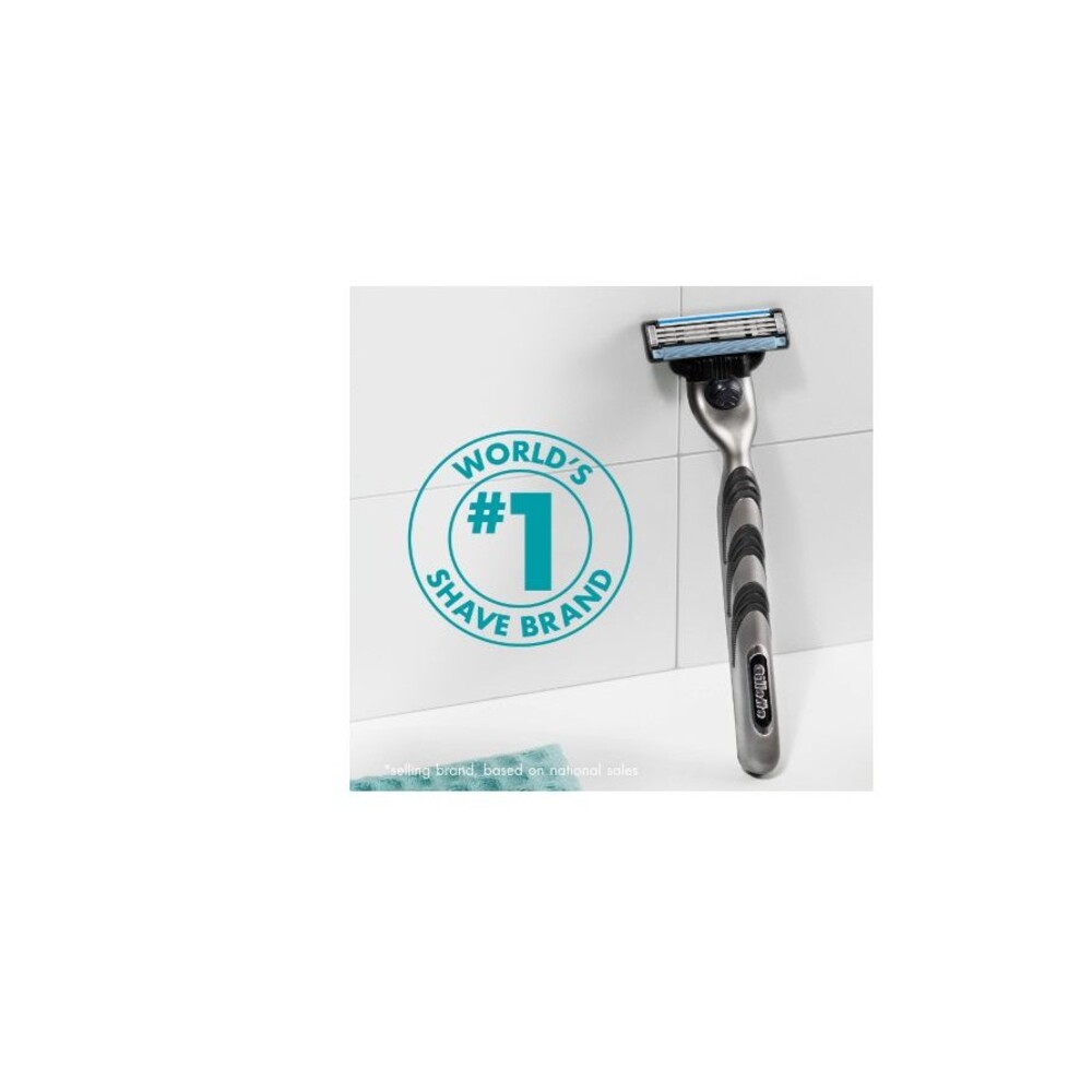 Gillette Mach3 Razor for Men, 1 Razor Handle + 2 Blade Refills - Picture 7 of 7